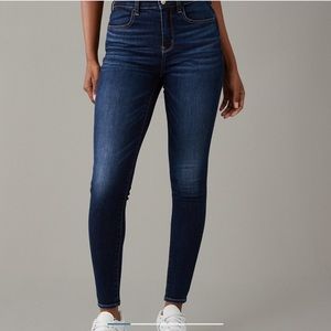 America eagle next level stretch super hi-rise jegging  in size 8 BRAND NEW